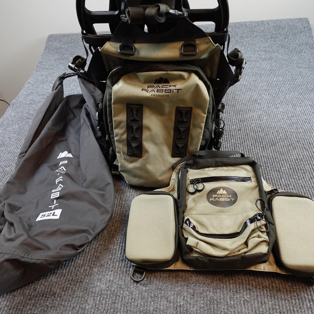 Pack Rabbit Shoulder Bag Mens One Size Beige 52L Hiking Backpacking Pack Seat
